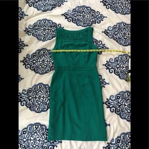 Banana Republic Lattice Top Green Dress 4